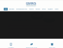 Tablet Screenshot of concretefinishingsolutions.com.br